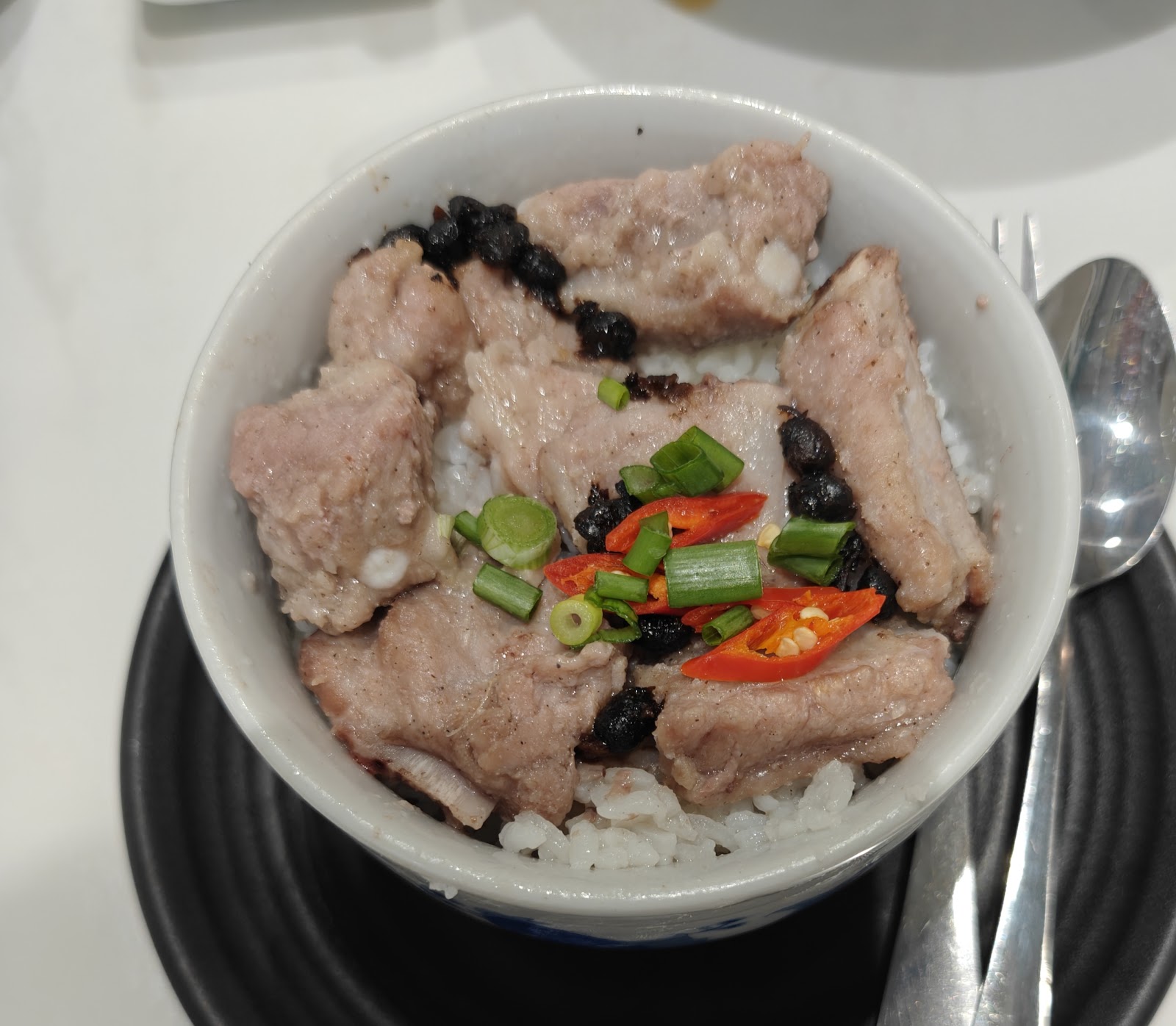 豉汁排骨煲仔饭 Pork Ribs Steamed Rice